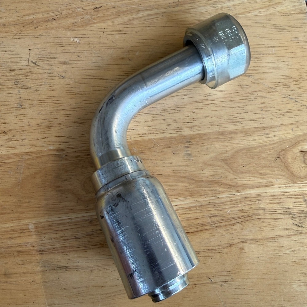 Parker 1J177-16-16 Crimp Style Hydraulic Hose Fitting 90° Elbow